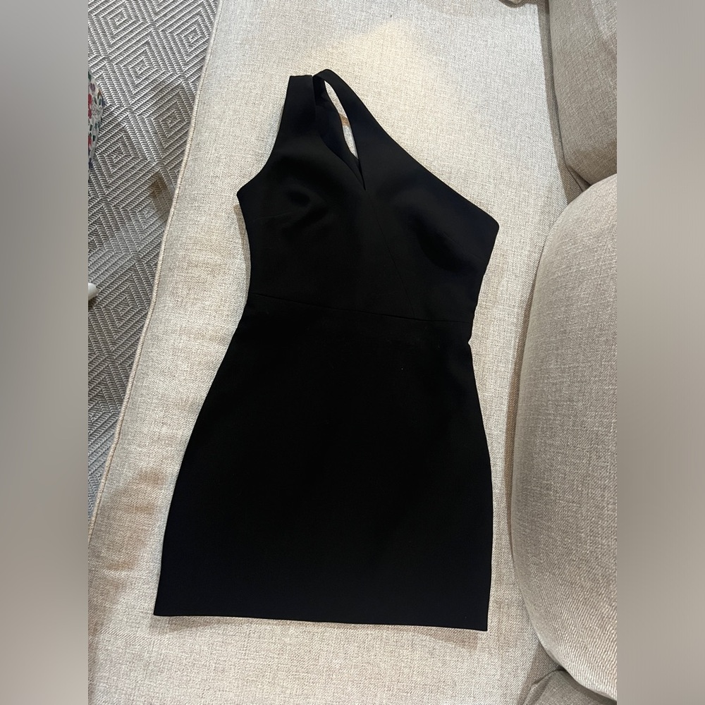 likely black dress MACloth Deep V Neck Black Lace Short Prom Homecoming Dress Little Black Dress Custom Color / Above Knee / US2